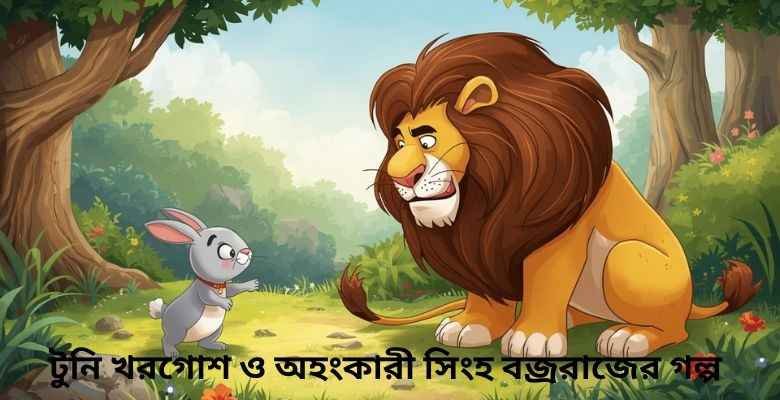 টুনি খরগোশ ও অহংকারী সিংহ l A Cute Bunny Rabbit And Haughty Lion