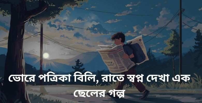 ভোরে পত্রিকা বিলি, রাতে স্বপ্ন দেখা এক ছেলের গল্প l Hard Struggle And Success